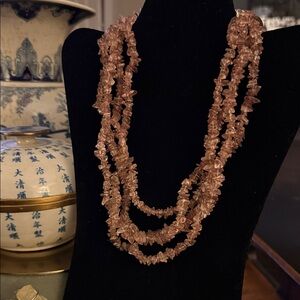 Elegant handmade amethyst chips Necklace